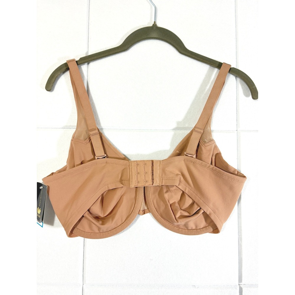 Wacoal Body by Wacoal 2.0 Underwire Bra Tan Nude 851315 36DDD - Picture 3 of 5
